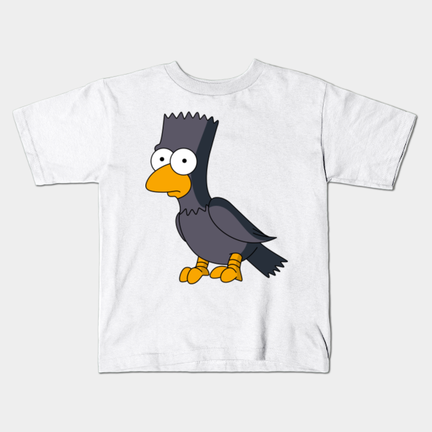 The Raven - Edgar Allan Poe - Bart Simpson - The Simpsons - Bart Simpson - Kids T-Shirt